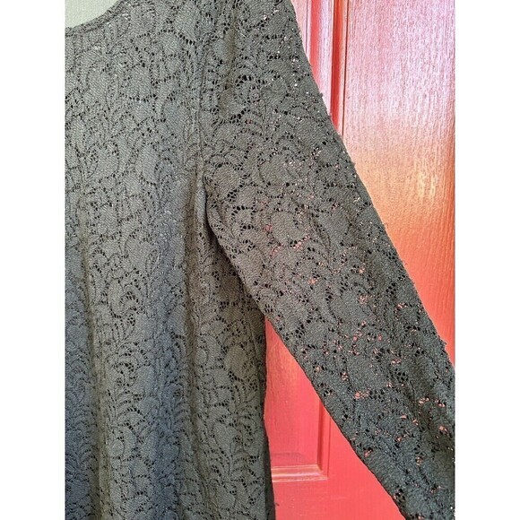 Show Me Your Mumu whimsigoth Y2K vampire diaries Elena Black Lace Casual Dress M - Picture 5 of 8